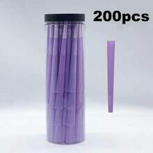 1000/200/100/50/30pcs Natural Pre-Rolled Conical Cigarette Rolling Papers - Extra Large Ultra Thin Slow Burning Conical Cigarette Papers With Mouthpiece/Holder - Trumpet Shaped Rolling Papers, Suitable As Holiday/Valentine's Day Gifts And Smoking Accessories, Father's Day Gift - Multicolor - View 6