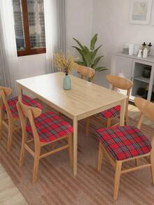 1/4/6 件波西米亚印花牛奶丝椅垫套，几何图案，多彩简约现代弹性防尘防水，适合所有季节，圣诞节，餐厅，酒店，客厅，卧室椅座保护套 - 彩色 - 查看 6