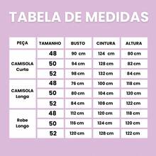 Kit Camisola Amamentação Longa e Curta com Robe Longo Plus Size Pós Parto Gestante Confortável - Azul - Visão 4