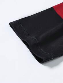 Camiseta de hombre de estilo callejero joven, casual y holgada, camiseta de manga larga con estampado digital, artículo esencial de otoño, elementos digitales de coche de carreras, suave y cómoda