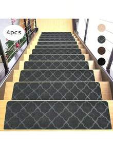 4/7/15pcs Carpet Stair Treads, Suitable For Stair Steps, Protect Elderly And Pets, Non-Slip Stair Mats, Trimmable And Reusable, Reinforced Edges, Durable Stair Covering Pads - Multicolor - View 23