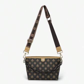 New Vintage Floral Baguette Bag, Versatile Underarm Bag With Wide Strap, Women Handbag, Shoulder Bag, Crossbody Bag