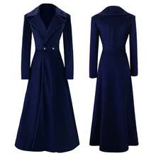 Cosplay Clothing - Women's Velvet Coat/black - View 4