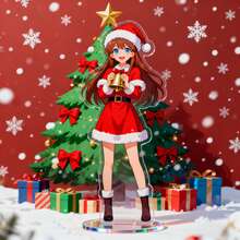1pc Customized Acrylic Photo Stand, Personalized Desktop Decor, Secret Santa Gift, Holiday Decoration, Creative Souvenir For Family, Friends And Pet Lovers, Suitable For Christmas And Special Occasions - Multicolor - View 6