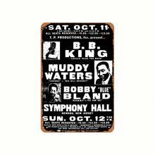 Blues Musik Poster Metallschild Vintage 8*12 Zoll