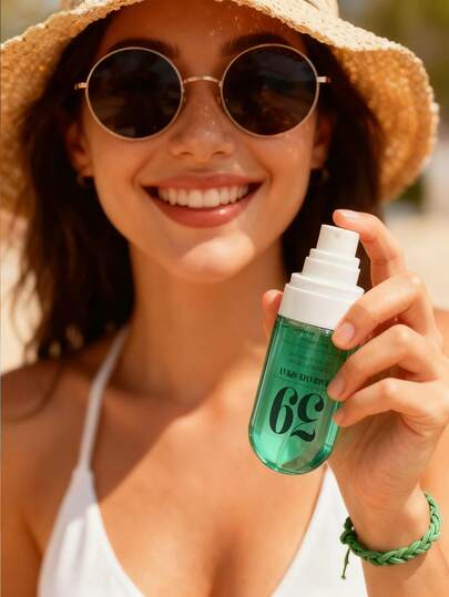 1Pc 50ML Long Lasting Air Freshener, Brazilian Series Fragrance Spray, Master-Blended Long-Lasting Air Freshener For Women, Niche Fragrance, Large Capacity, Featuring Notes Of Coconut, Plum, Violet, Pistachio, And Jasmine, Suitable For Deodorization And Fragrance Enhancement In Any Situation, Excellent Fragrance For Women To Enhance Their Temperament