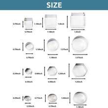 Stainless Steel Polymer Clay Cutter Set (24/30 Pcs) - Geometric Shapes Pottery Ceramic Clay Cutting Molds- Round, Star, Triangle, Heart, Flower, Square, Rectangle & Oval DIY Jewelry Pendant