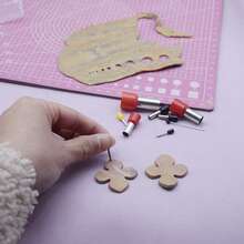 8 buc Mini tăietoare de lut cercei gaură rotundă Hollow Punch face DIY lut polimeric bijuterii instrumente 1 mm-11 mm amestec culoare aleatorie