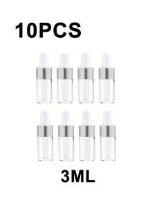 5/10 件 1/2/3/5ml 精油玻璃滴管空瓶磨砂样品瓶带玻璃吸管滴管用于滴管精油瓶，香水香薰化妆品容器，玻璃精油滴管瓶 - 金色 - 查看 31