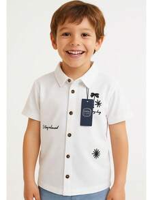 Young Boys Shirts - 白色 - 查看 1