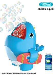 Creative Bubble Machine - Spaceship Bubble Machine & Whale Bubble Machine, Electric Bubble Blower Toys With Music For Indoor & Outdoor Summer Party, Automatic Bubble Blower Toys For Children Aged 3+ - Multicolor - View 8