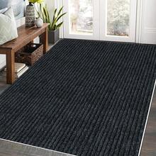 Grand paillasson pour porte d'entrée, tapis d'accueil antidérapant pour entrée intérieure, design avec support, lavable en machine, convient pour la zone d'entrée - Multicolore - Voir 34