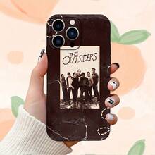 1 Pieza Nueva Funda de Teléfono Creativa Única "The Outsider", Resistente a Impactos y Caídas con Protección de Lente, Compatible con los Modelos  11/12/13/14/15/16 Pro Max, Unisex, Resistente a Impactos y Desgaste - Mezcla de colores - Ver 3