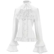 Women's Costumes - 230831 French Shirt Style 1-white - View 4