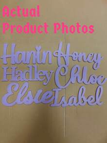 1pc Customized Illuminated Name Plate, Personalized TPU Name Plate, Home Decor Personalized Plaque With Lighting Effect, 3D Printed, Personalized Bedroom Or Indoor Decoration, Easy To Hang And Install, Suitable For Room, Wall, Door, Nursery, Kids Room, Bedroom Decor, Multi-Functional, Durable, Decorative - Multicolor - View 11