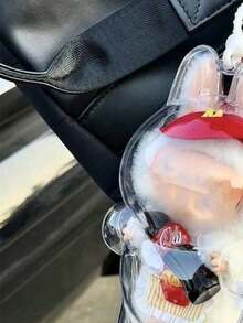 Transparent Protective Cover For Stuffed Toys, Display Bag And Doll Case I II - Mini Portable Storage Box For Organization At Home And On The Go, Clear Shield For Dolls And Plushies, Dustproof And Easy-View Display, Lightweight, Space-Saving Organizer For Nursery, Bedroom, Playroom, Travel And Gift Solutions, Effortless Access, Easy-Clean Interior, And Versatile Silhouette To Fit Multiple Sizes - Multicolor - View 2