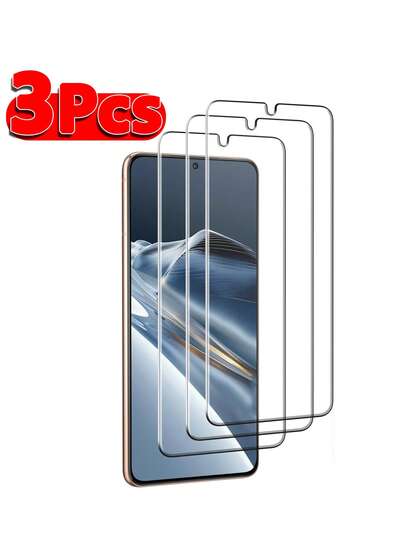 CSDZ 3 pezzi di vetro temperato HD compatibile con Samsung M32 4G M32 4G/F22/M22 M32 5G M33 5GM51 M52 5G M53 5G S21FE S22 S22+ S23 S23+ S23FE S24 S24 Ultra S24+ S24FE S25 S25, protezione schermo in vetro temperato leggera e flessibile