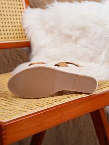 Women's Casual Vacation Woven Wedge Roman Sandals - Brown - View 10