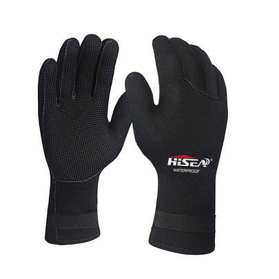 HISEA Water Sports Diving Gloves; Prevent Cuts Snorkeling Gloves; 3mm Thickness Snorkeling Gloves;
