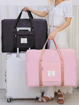 1 件可折叠旅行收纳袋、轻便大容量手提包、可折叠大容量旅行收纳袋（适合男女）、服装打包袋、大容量防水旅行行李袋、随身手提包、床上用品和衣服收纳袋、简易打包行李袋、行李袋、女士防水旅行袋、过夜包、随身包、健身包、学校用品、返校学生包、手提包、周末包、手提包、假日户外商务旅行度假医院男女通用手提包