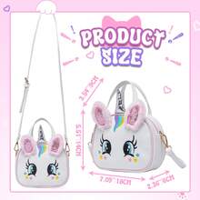 Girls' Mini Crossbody Bag, Cute Handbag Accessory, Dopamine Color Matching, Suitable As Gift For Girls - Children's Cartoon Crossbody Bag - View 5