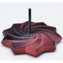 扩展感官减压星形3D打印新奇陀螺仪。八角形手柄带有装饰设计，可作为缓解压力的有趣成人新年礼物。趣味设计，八角形造型，精工制造。