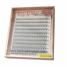 Cílios Postiços Fio Fio New Show 12 P-0.10-D-9-14 Mix - Preto - Visão 1