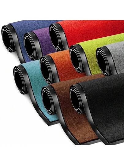 Etm Dirt Trapping Mat, Foot Mat Indoor Outdoor Front Door In Various Sizes (Anthracite Black, 60 180 Cm)