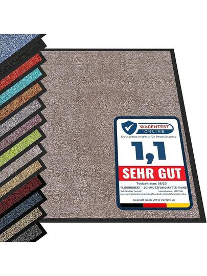 Etm Dirt Trapping Mat, Foot Mat Indoor Outdoor Front Door In Various Sizes (Anthracite Black, 60 180 Cm)