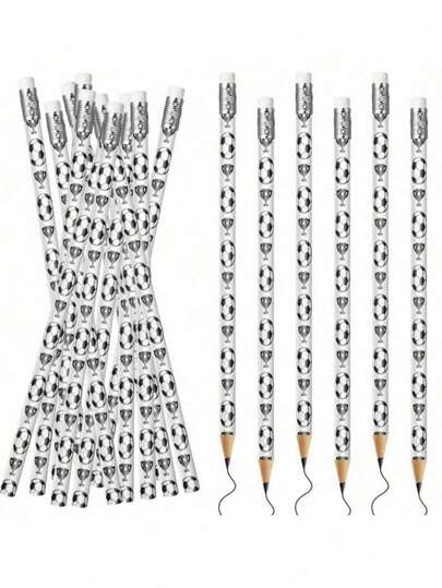 5 Stücke/10 Stücke Fußball-Themen Bleistifte als Sportparty Gastgeschenke, Mitgebsel für die Schultüte