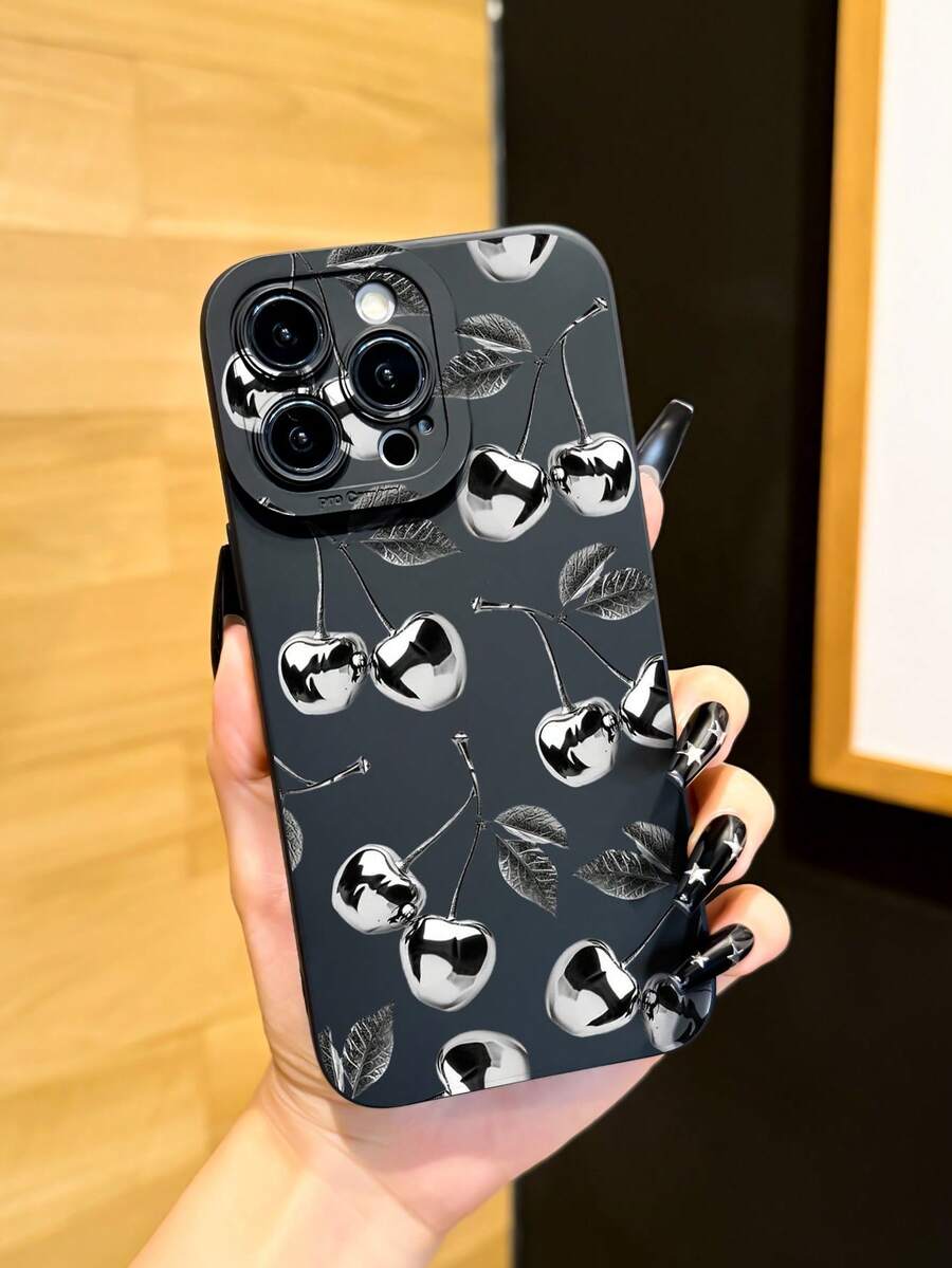 Kirsche Jesus Flüssigsilikon Handyhülle Komplettschutz stoßfest sturzsicher TPU Weich Gummi Hülle kompatibel mit iPhone 16/11/12/13/14/15/15pro/15 Plus/15 Promax/7plus/8plus/X/Xs Max/Xr/11pro/12pro/13pro/14pro/12mini/13mini/11promax/12promax/13promax/14promax/14plus/6/6s/6plus/7/8/16Pro/16plus/16promax//17air - Verschiedenfarbig - Übersicht 1