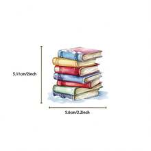 50 Stücke Winter Schneemann Schnee Szene Handschuhe Aufkleber, PET transparente dekorative Pinguin Aufkleber für Scrapbooking Notizbuch - Verschiedenfarbig - Übersicht 2