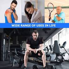 - Soporte de doble hombro, protector de correa de hombro para dormir al aire libre, levantamiento de deportes, alivia el dolor de tendinitis crnica, equipo de proteccin deportiva - L - Ver 8