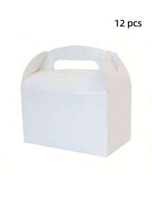 12 piezas de cajas de papel plegables para regalo, adecuadas para joyería, dulces, envasado de postres - multicolor - Ver 15