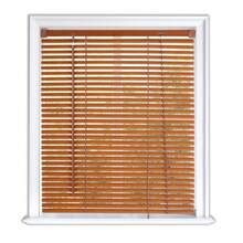 Lister Cartwright 25mm PVC Venetian Blinds Windows Blind - Light Wood Textured - View 3