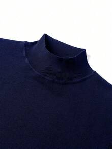 Nuevo suéter de cuello alto suave para otoño/invierno, jersey de punto casual y cálido para uso diario
