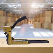 kangten Carton Stapler W/100 Staples For Sealed Boxes, Cartons, Corrugated Cardboard Manual Carton Closing Stapler, 3/4-Inch Corrugated Carton Staple Gun For Closing Cartons, 1-3/8-Inch Crown Corrugated Carton Staple Gun - Black - View 10