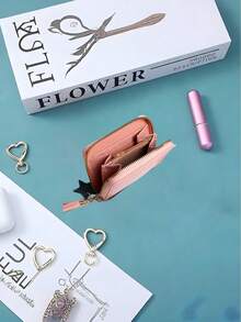 1/2/3pcs Women Small Wallet Ladies Mini Tassel Wallet Cute Girl Short Zipper Lovely Pu Leather Coin Purse Female Hand Wallet Purse For Women Wallet Mini Wa