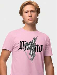 Camisa Camiseta Genuine Grit Masculina Estampada Algodão Faculdade Direito Anjo da Justiça