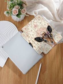 鹿纹平板电脑保护套，兼容 iPad 9.7/10.2/10.5/10.9/12.9/Pro 11（第十代）、Galaxy Tab S6 Lite 10.4 英寸、Kindle Paperwhite（第十二代，2024 年款）、2022 年款 Kindle（第十一代），柔软防震，具备智能支架/自动唤醒/睡眠功能。植物纹保护套。 - 彩色 - 查看 3