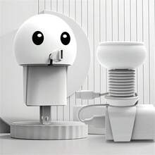 1 件硅胶充电器线保护器，卡通创意桌面收纳装饰 - 彩色 - 查看 2