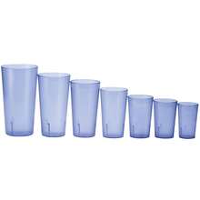 Winco Pebbled Tumblers, 5-Ounce, Blue - 1 - 查看 3