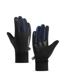 儿童冬季雪地手套一双装 - 保暖内衬,加厚设计,男女通用,五指设计,罗纹袖口和透气手柄,适合滑雪、骑行和户外玩耍(混色),儿童冬季手套,时尚儿童装备,儿童运动手套 - 彩色 - 查看 19