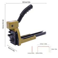 kangten Carton Stapler W/100 Staples For Sealed Boxes, Cartons, Corrugated Cardboard Manual Carton Closing Stapler, 3/4-Inch Corrugated Carton Staple Gun For Closing Cartons, 1-3/8-Inch Crown Corrugated Carton Staple Gun - Black - View 4