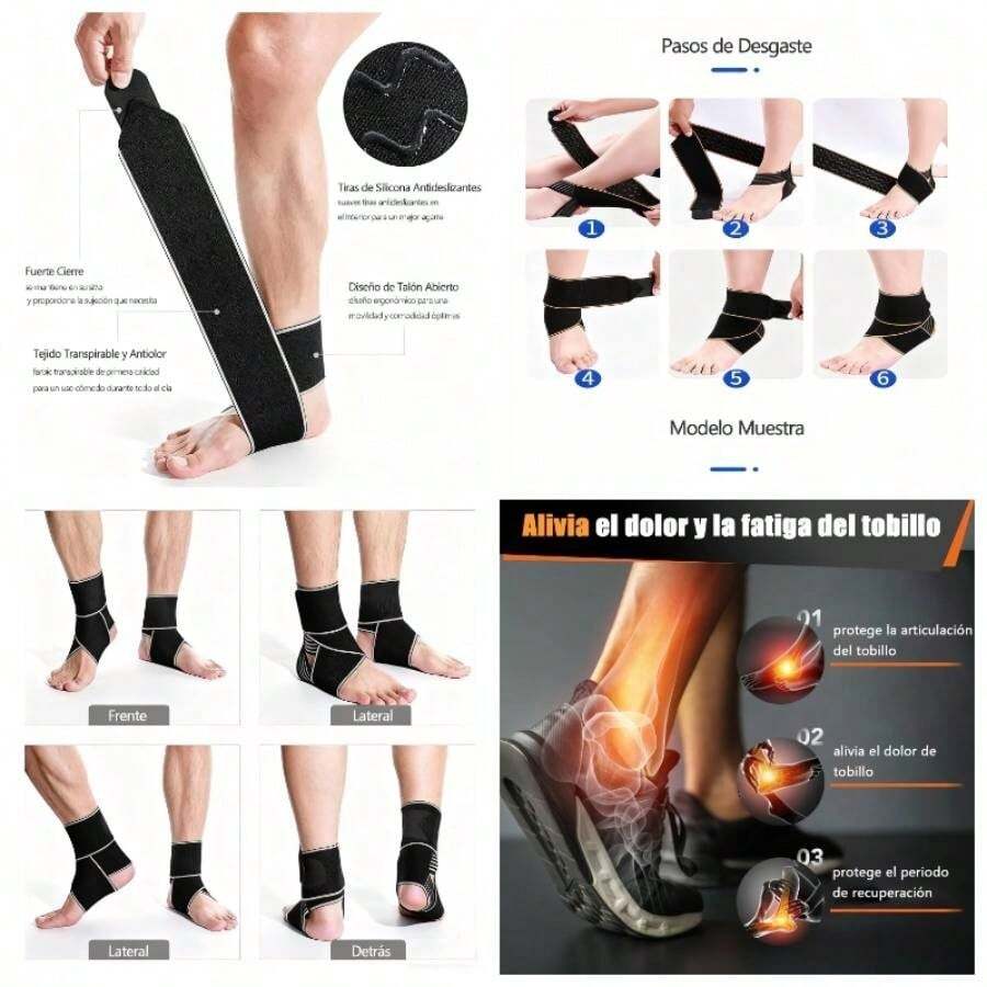 Volleyball Ankle Brace - Azul - 查看 1