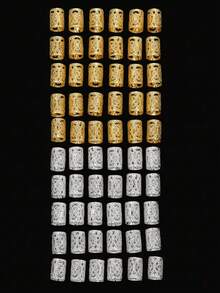 60 Stücke Göttin Zopf Schmuck - Boho Festival Haarschmuck