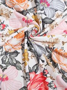 新生儿襁褓毯和蝴蝶结发带套装 - 彩色 - 查看 7