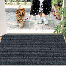 Grand paillasson pour porte d'entrée, tapis d'accueil antidérapant pour entrée intérieure, design avec support, lavable en machine, convient pour la zone d'entrée - Multicolore - Voir 32