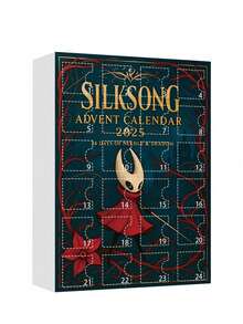 Calendário do Advento Mistério Hollow Knight SILKSONG 2025, Conjunto Oficial de Enfeites de Árvore de Natal, Brinquedos Colecionáveis para Fãs Adultos, Presentes de Natal, Decoração de Natal - Multicolorido - Visão 3