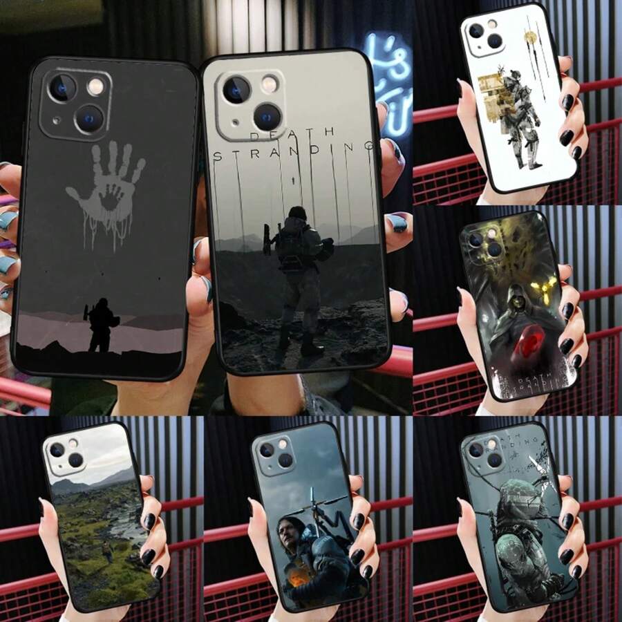 Death Stranding Game Phone Case Cover Compatible With  15 13 11 12 14 Pro Max XS Plus X XR 12 13 Mini Soft Cover, Cover Compatible With  17 Case,  17 Pro Case,  17 Pro Max Case - AAA4562 - Ver 1